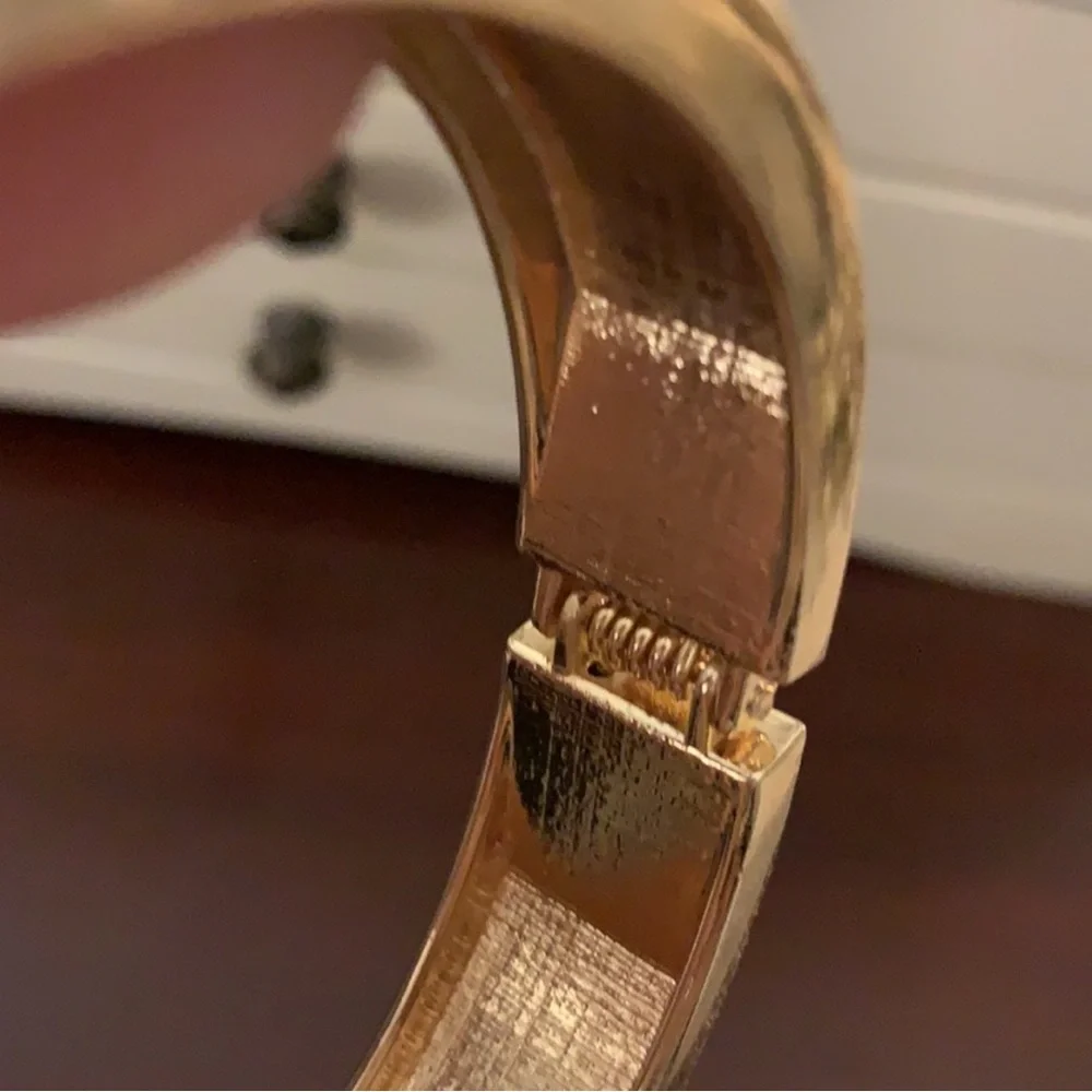 Multicolor Enamel Bangle Bracelet